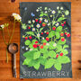 Wild Strawberry Tea Towel, thumbnail 5 of 5