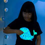 Whale Glow In The Dark Interactive Sweatshirt, thumbnail 1 of 3
