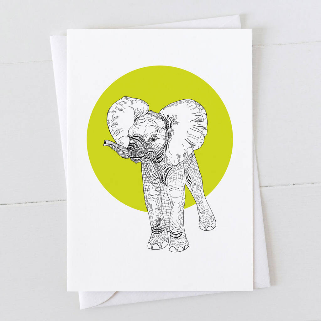 Elephant Spot Card, 1 of 2