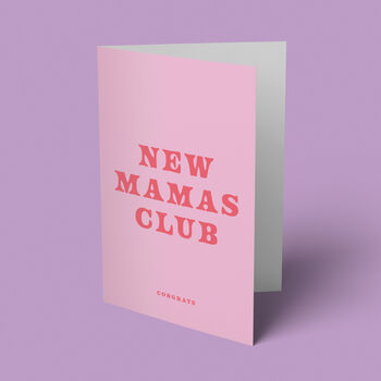 'New Mamas Club' New Baby Card, 7 of 7