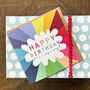 Colourful Happy Birthday Card, thumbnail 1 of 5