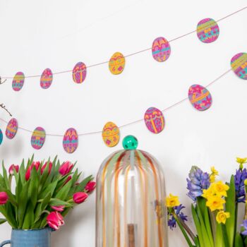 Small Easter Egg Garland, 4 of 8
