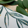 Personalised Botanical Recycled Leather Clutch Purse, thumbnail 5 of 9