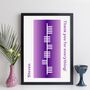 Personalised Irish Ogham Family Name Print Gift, thumbnail 9 of 12