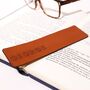 Personalised Name Leather Bookmark, thumbnail 2 of 6