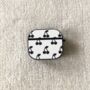 Black And White Cherries And Hearts Air Pods Case, thumbnail 2 of 5