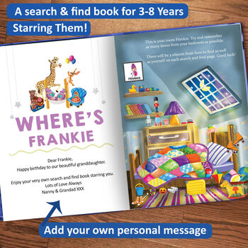 Personalised Kid's Book 'Where's Name' Find Yourself, 4 of 11