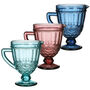 Luxury Coloured Glass Serving Pitcher Jug, thumbnail 2 of 7