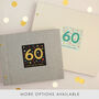 Personalised 60th Birthday Photo Album, thumbnail 1 of 12