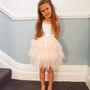 Aria ~ Party Or Flower Girl Dress In Blush, thumbnail 10 of 10