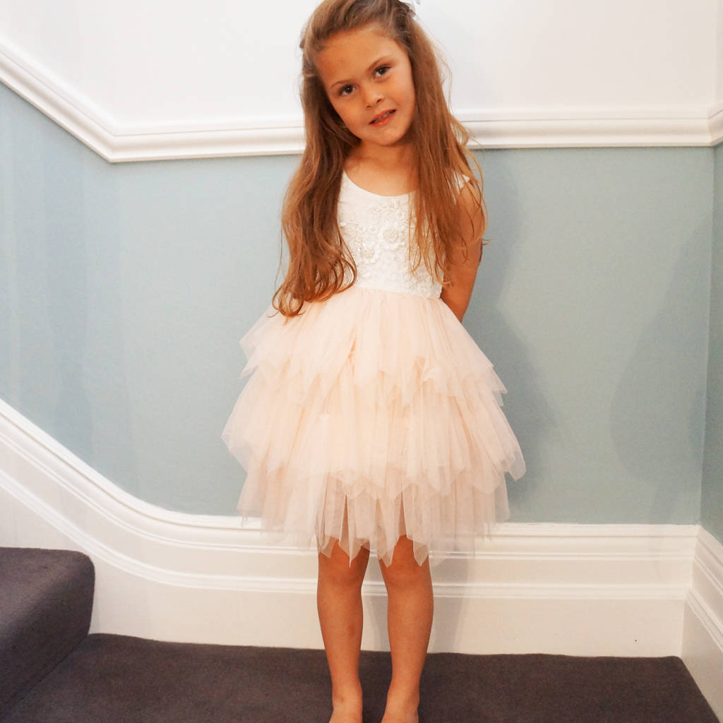Aria ~ Party Or Flower Girl Dress In Blush By LILLY + BO ...