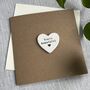 You're Beautiful Porcelain Heart Keepsake Valentine's Day Card, thumbnail 1 of 4