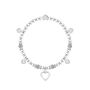Mother's Day Hearts Charm Bracelet Luxury Flower Box, thumbnail 2 of 3