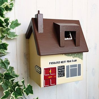 Personalised Folk Club Bird Box, 6 of 8