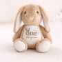 Personalised First Birthday Bunny Keepsake, thumbnail 1 of 2