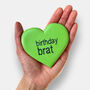 Birthday Brat Heart Letterbox Cookie, thumbnail 2 of 8