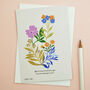 Floral Happy Birthday Card, thumbnail 2 of 2
