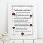 Personalised Chocolate Print With Chocolate Poem, thumbnail 1 of 5