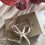 Personalised Pink And Pearl Heart Lucky Wedding Horseshoe, thumbnail 1 of 9