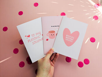 Galentine's Day Card Pack, Cards For Besties, 3 of 9