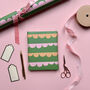 Luxury Scallop Pattern Wrapping Paper, thumbnail 3 of 9