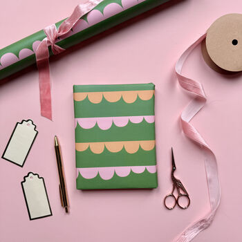 Luxury Scallop Pattern Wrapping Paper, 3 of 9