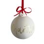 Personalised Hand Painted Ceramic Bauble, thumbnail 2 of 2