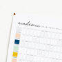 2025 2026 Academic Paint Swatch Calendar, thumbnail 2 of 3