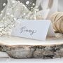 Personalised Calligraphy Wedding Place Name Card, thumbnail 4 of 7