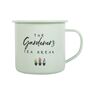 Gardener's Tea Break Enamel Mug, thumbnail 3 of 4