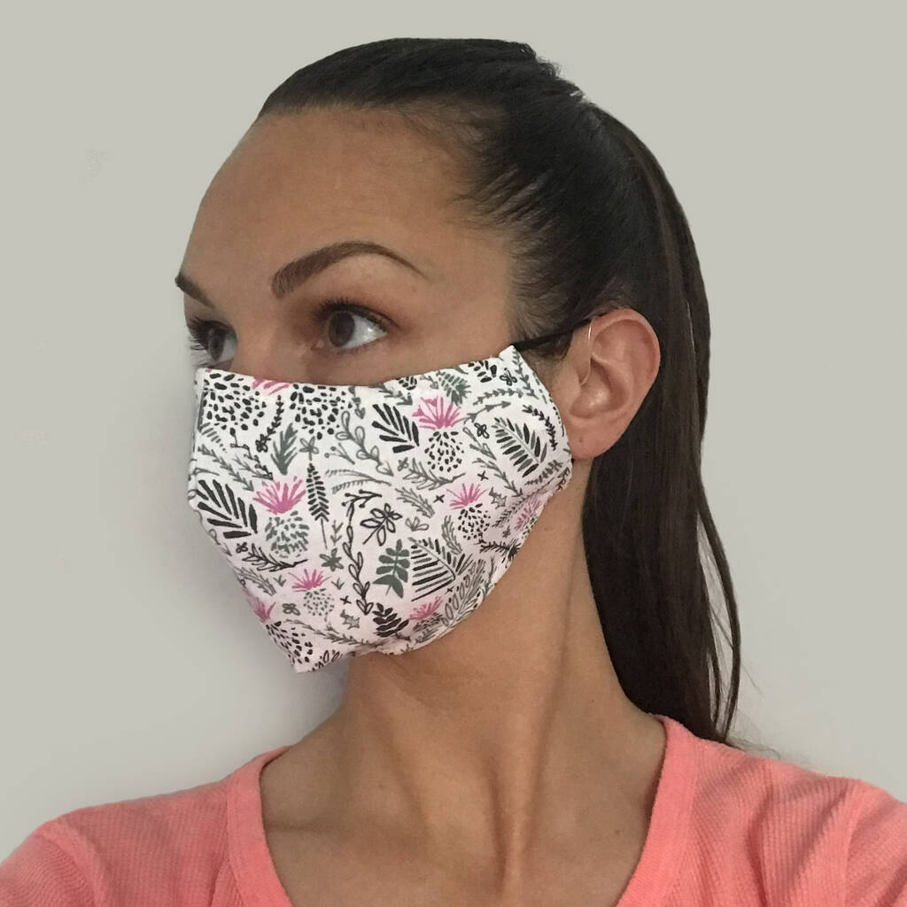 Floral Face Mask, 1 of 4