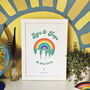 Rainbow Bear Family Personalised Print, thumbnail 3 of 11
