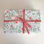 Christmas Floral Wrapping Paper, thumbnail 3 of 8