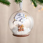 Hot Air Balloon First Christmas Baby Details Bauble, thumbnail 6 of 10