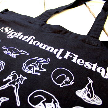 Sighthound Fiesta Cotton Tote Bag, 4 of 5