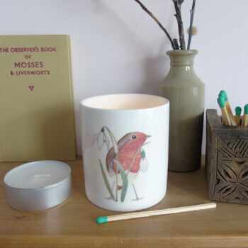 Robin Bone China Candle Holder, 8 of 9
