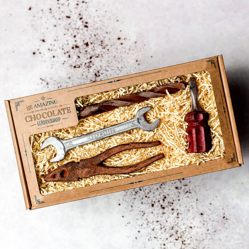 Chocolate Tools Gift Set + Optional Personalised Box By The Amazing