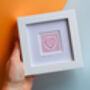 Love Hearts Mini Art Print, thumbnail 1 of 8