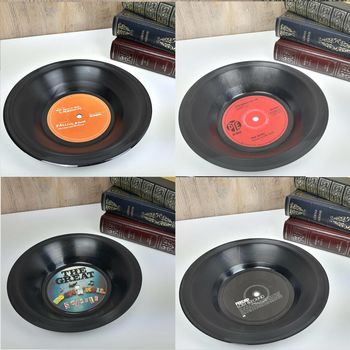 Vinyl Record Bowl Beatles, Rolling Stones, 2 of 8