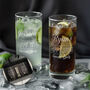 Personalised Happy Hour Pair Of Half Pint Highball Glasses, thumbnail 1 of 3