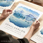 Iceland Travel Poster Of Jokulsarlon, thumbnail 1 of 7