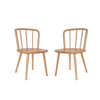 Pair Of Uley Ash Chairs, 2 of 2