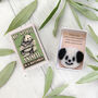 Wool Felt Panda Spirit Animal Gift In A Matchbox, thumbnail 1 of 6