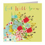 Get Well Soon Bunch Of Flowers Card, thumbnail 2 of 3