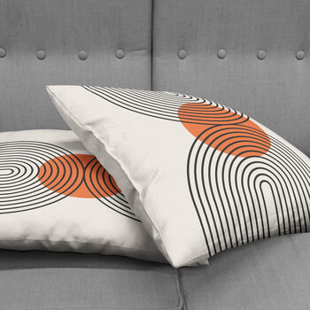 Bauhaus Retro Abstract Geometric Soft Cushion Cover, 7 of 10