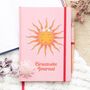 The Sun Gratitude Journal With Rose Quartz Pen, thumbnail 1 of 3