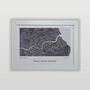 Great North Run Route Map Personalised Runner Gift, thumbnail 6 of 6