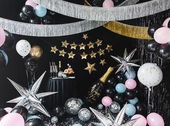 Gold Fringe Party Garland 135cm, 10 of 11