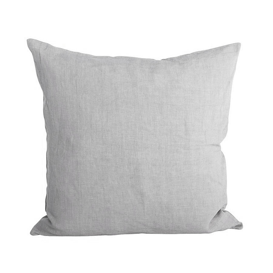 Square Linen Cushion Cover By Detaljer