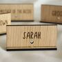 Engraved Rectangle Wedding Place Card,Party Table Names, thumbnail 1 of 7